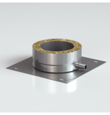 Сборник конденсата двустенный на пластине 500/500 мм 430/430-0,5/0,5 мм 30 мм