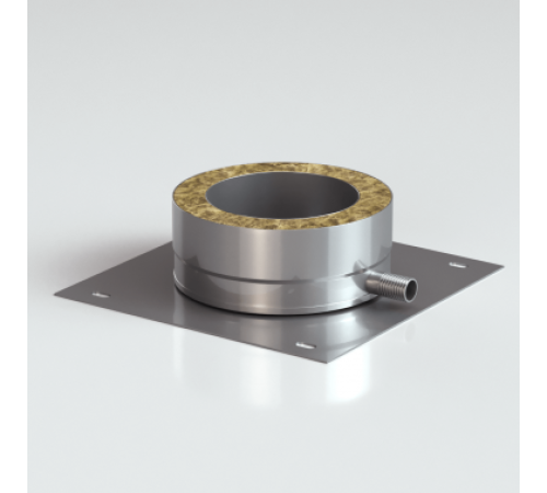 Сборник конденсата двустенный на пластине 500/500 мм 430/430-0,5/0,5 мм 30 мм