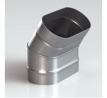 Колено 45*(по шир. стороне) 316-0,8 мм