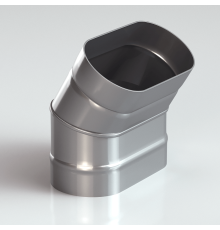 Колено 45*(по шир. стороне) 304-0,8 мм