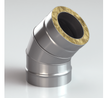 Колено 45* 430/430-1,0/0,5 мм 30 мм