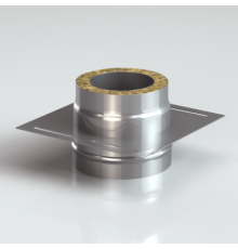 Пластина с фланцем 500/500 (2фл.) 430/430-0,5/0,5 мм 30 мм