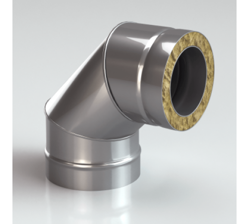 Колено 90* 304/430-0,5/0,5 мм 50 мм