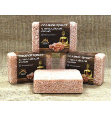 Соляной брикет «Соляная баня» для бани и сауны с Гималайской солью