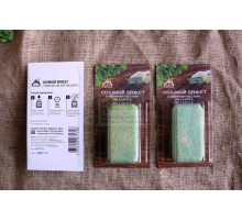 Соляной брикет МИНИ с эфирным маслом Эвкалипта вес 0,2 кг.