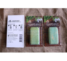 Соляной брикет МИНИ с эфирным маслом Сосны вес 0,2 кг.