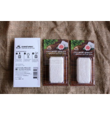 Соляной брикет МИНИ с эфирным маслом Розы вес 0,2 кг.