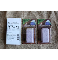 Соляной брикет МИНИ с эфирным маслом Лаванды вес 0,2 кг.