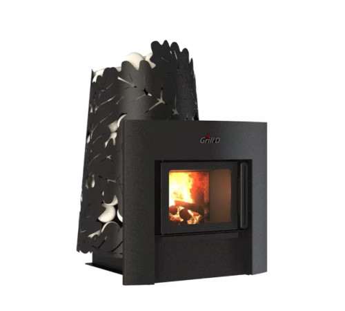 Дровяная банная печь Grill'D Dubravo 180 Window (дверца со стеклом)