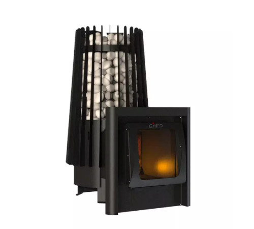 Дровяная банная печь Grill'D Cometa Vega 180 Long Window Max