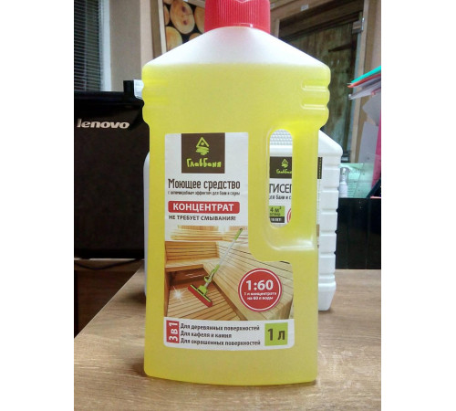 Моющее средство с антимикробным эффектом для бань и саун, 1 л.