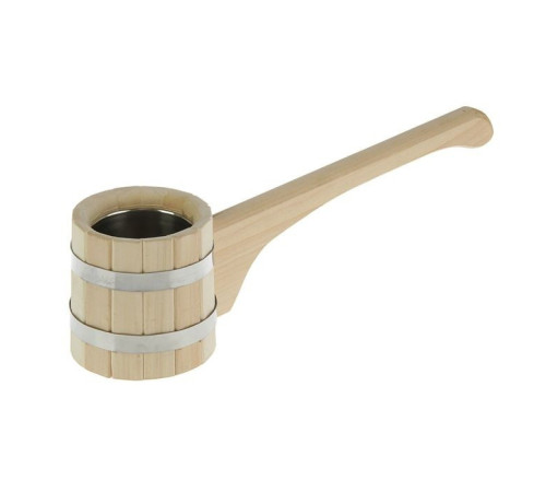 Черпак бондарный 0,5 л с нержавеющей вставкой