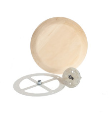 Вентиляционный клапан 100мм (метал основание, липа)