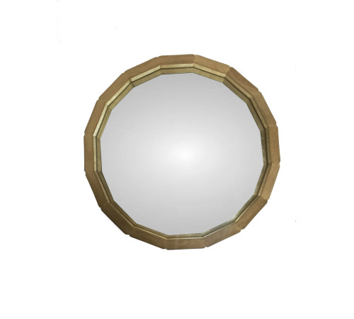 Зеркало "БОЧОНОК" большое, материал ОЛЬХА