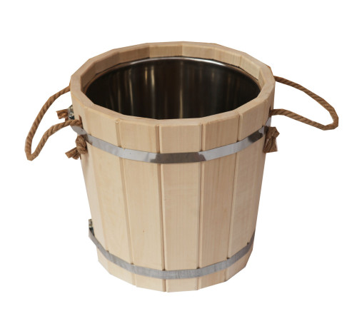 Запарник 20л с нержавеющей вставкой, материал ОЛЬХА