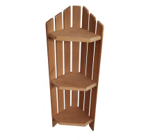 Полка угловая 3-х уровневая, материал ОЛЬХА