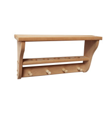 Полка универсальная (4 кр., 3-5 отв.), материал ОЛЬХА