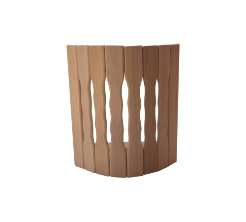 Абажур угловой фонарик, материал ОЛЬХА