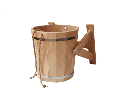 Обливное ведро без вставки, 20 л., материал ОЛЬХА