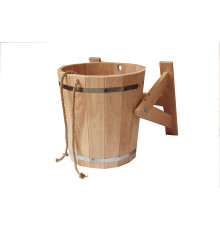 Обливное ведро без вставки, 10 л., материал ОЛЬХА