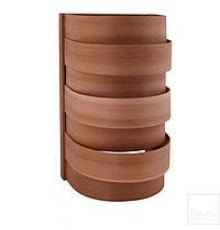 Абажур настенный закругленный, материал ОЛЬХА