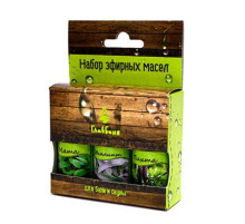 НАБОР МАСЕЛ ЭФИРНЫХ: ПИХТА, МЯТА, ЭВКАЛИПТ, 3Х17МЛ