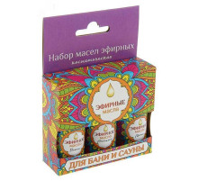 НАБОР МАСЕЛ ЭФИРНЫХ: ПИХТА, МЯТА, СОСНА, АПЕЛЬСИН, 3Х17МЛ, ЭКОНОМ