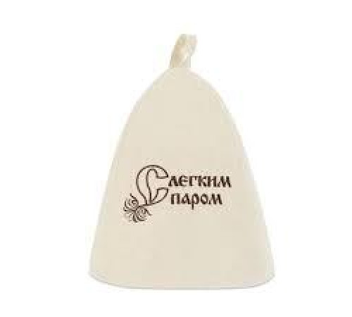 Шапка КЛАССИКА с вышивкой,фетр белый