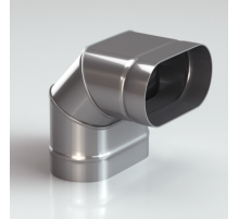 Колено 90*(по шир. стороне) 316-0,8 мм